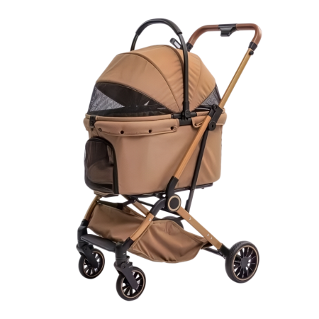 Rubeku Pet Stroller (D01) Brown