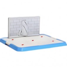 Rubeku Dog Pee Tray With Protection Covered Wall Blue