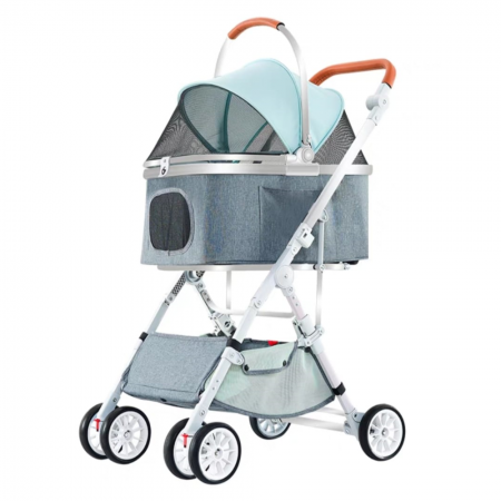 Rubeku Pet Stroller BNDC with Portable Carrier (8009A) Mint