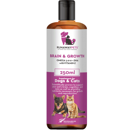 Runaway Pets Supplements Brain & Growth for Dog & Cat 250ml