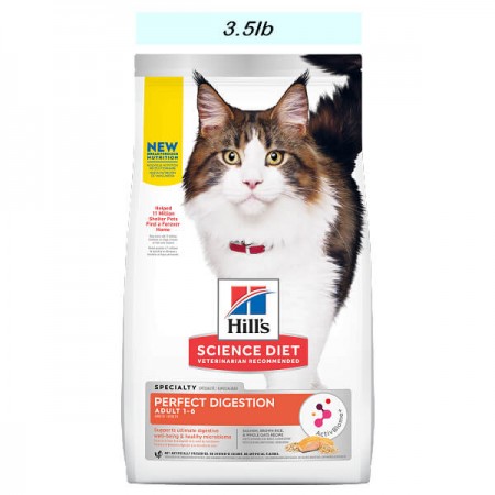 Science Diet Adult Perfect Digestion Salmon Cat Food 1.58kg