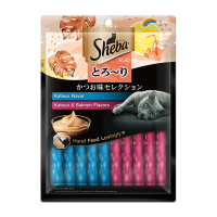 Sheba Melty Treat Katsuo & Katsuo Salmon 20pcs (2 packs)