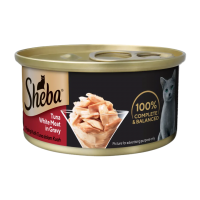 Sheba Canned Food Gravy Tuna White Meat 85g Sheba Canned Food Gravy Tuna White Meat 85g
