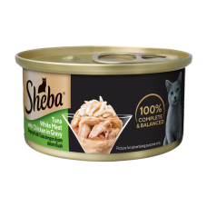 Sheba Canned Food Gravy Tuna White Meat w/Chicken 85g Sheba Canned Food Gravy Tuna White Meat w/Chicken 85g