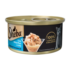 Sheba Canned Food Jelly Tuna White Meat 85g Sheba Canned Food Jelly Tuna White Meat 85g
