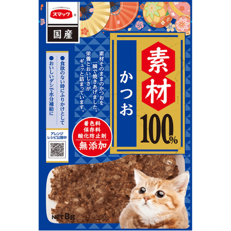 Smack Cat Treat Special Baked 100% Bonito 8g x3
