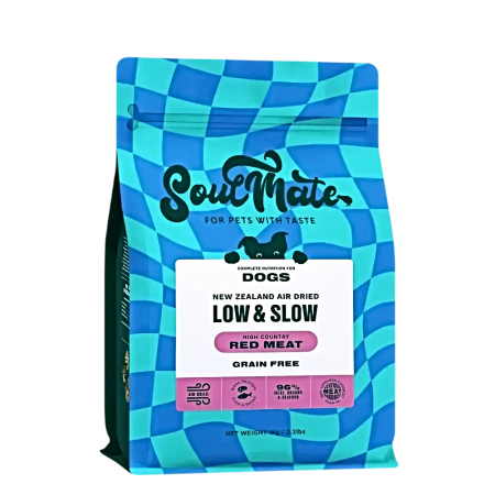 SoulMate Dog Air Dried Low & Slow High Country Red Meat 1kg
