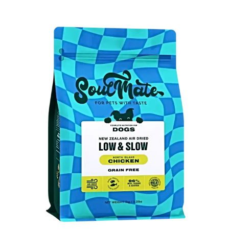 SoulMate Dog Air Dried Low & Slow North Island Chicken 1kg