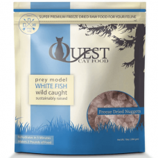 Quest Cat Food Freeze Dried Nuggets Whitefish 10oz