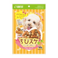 Sunrise Dog Treats Chicken Wrapped Tiny Biscuits With Vegetable 50g (2 packs)