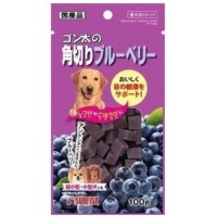 Sunrise Dog Treats Cube Blueberry 100g (3 packs)