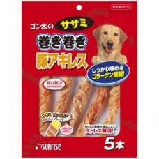 Sunrise Dog Treat Fillet Roll Chicken with Pork - 5 Sticks