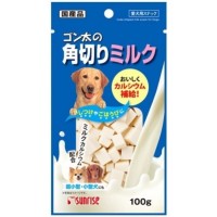 Sunrise Dog Treats Gonta's Cube Shaped Milk 100g (3 packs) Sunrise Dog Treats Gonta's Cube Shaped Milk 100g (3 packs)
