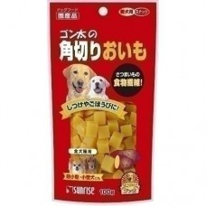 Sunrise Dog Treats Gonta's Cube Sweet Potato 100g Sunrise Dog Treats Gonta's Cube Sweet Potato 100g