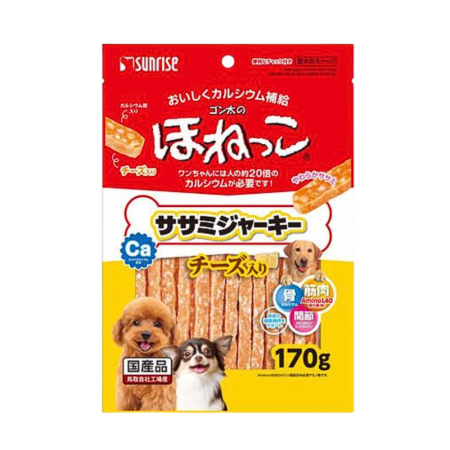 Sunrise Dog Treats Gonta's Sasami Jerky w/Cheese 170g