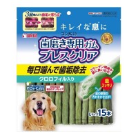Sunrise Dog Treats Gonta's Toothpaste Gum Clear Breath with Chlorophyll 15pc (2 Packs)