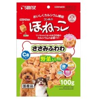 Sunrise Dog Treats Super-soft Chicken Fillet with Calcium and Vegetables 100g 