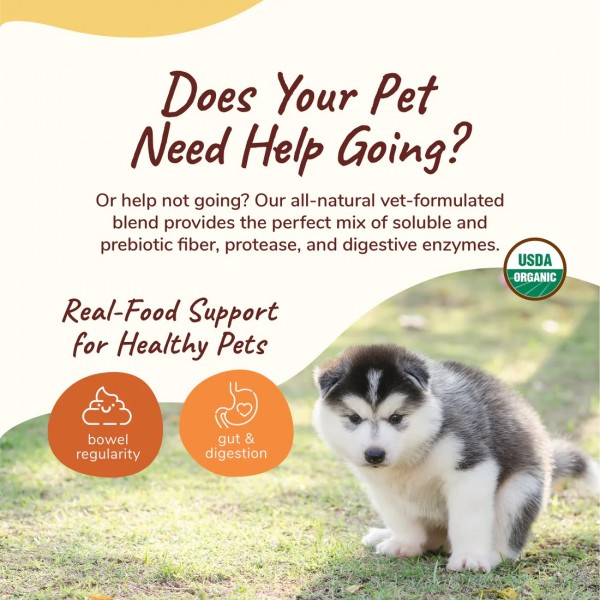 Kin+Kind Pet Organic Healthy Poops Supplement 113.4g