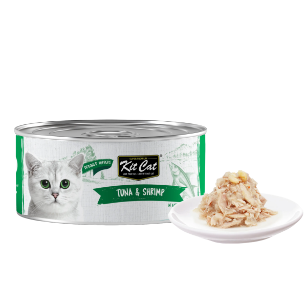Kit Cat Deboned Tuna & Shrimp 80g Carton (24 Cans)