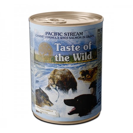Taste of the Wild Pacific Stream with Salmon in Gravy Dog Can Food 390g (6 cans)