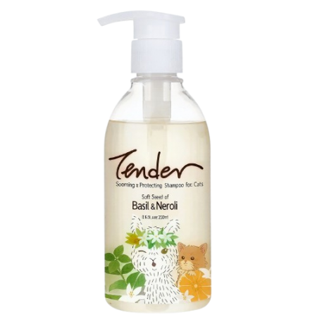 Tender Cat Soothing & Protecting Shampoo Basil & Neroli 250ml