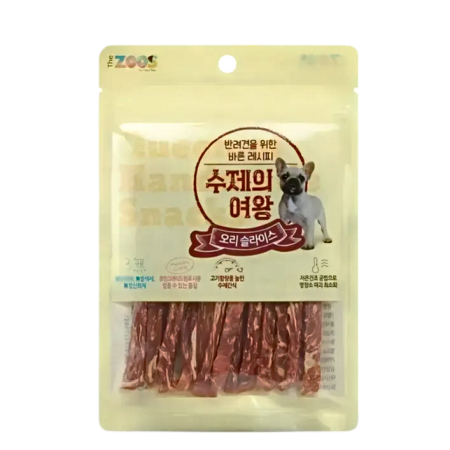 The Zoos Dog Treat Handmade Queen Duck Slice 70g (2 packs)