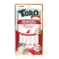 Toro Plus Cat Treat White Meat Tuna w/Alaska Salmon 75g x3