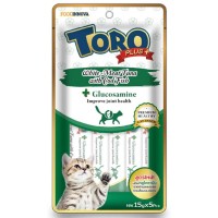 Toro Plus Cat Treat White Meat Tuna w/Cod Fish & Glucosamine 75g x3