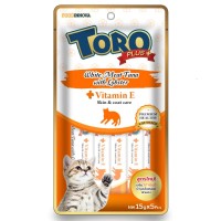Toro Plus White Meat Tuna With Lobster & Vitamin E Cat Treats 75g