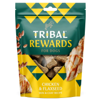 Tribal Dog Treat Rewards Chicken & Flaxseed 125g