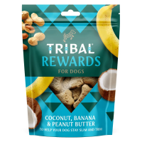 Tribal Dog Treat Rewards Coconut, Banana & Peanut Butter 125g (3 Packs)