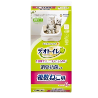 Unicharm Anti-bacterial Sheets For Multiple Cats (8pcs/Pack) (3 Packs)