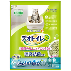 Unicharm Cat Litter Refill Zeolite Natural Garden Scent 3.8L