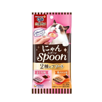 Unicharm Cat Treat Silver Spoon Gourmet Tuna & Chicken 40g x2