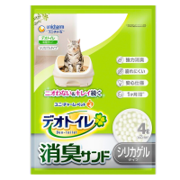 Unicharm Litter Refill Silica Deodorizing Unscented 4L x 3