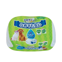 Unicharm Pet Wipes Deo-Clean Pure Water 70pcs (3 Packs)