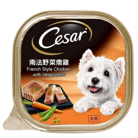 Cesar Dog Wet Food French Style Chicken with Vegetables 100g
