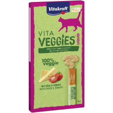 Vitakraft Cat Treats Vita Veggies Liquid Cheese & Tomato (6x15g)