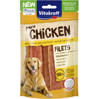 Vitakraft Dog Treats Pure Chicken Filets 80g (2Pkt)
