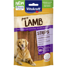 Vitakraft Dog Treats Pure Lamb Strips 80g