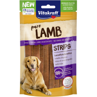 Vitakraft Dog Treats Pure Lamb Strips 80g (2Pkt)