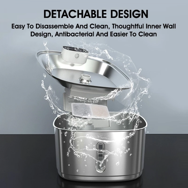 Plouffe Pet Water Fountain Smart Cordless 3.2L