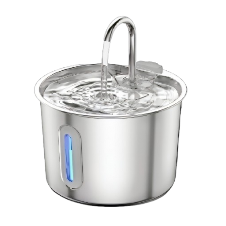 Rubeku Pet Water Fountain Stainless Steel 2.2L