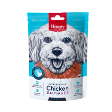 Wanpy Dog Treat Oven-Roasted Chicken Sausages 100g x3