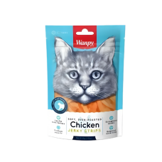 Wanpy Cat Treat Oven-Roasted Chicken Jerky Strips 80g