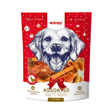 Wanpy Dog Assorted Treat Multi Mix Pack 300g