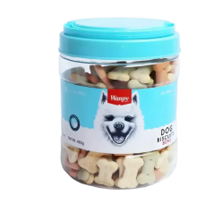 Wanpy Dog Snack Bone Biscuits 480g