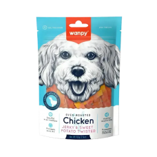 Wanpy Dog Treat Oven-Roasted Chicken & Sweet Potato 100g