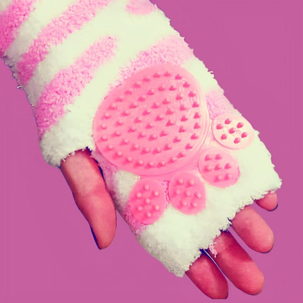 Cattyman De-Shedding Gloves Paw Shape