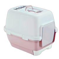 Stefanplast Cat Litter Box Cathy Clever & Smart Hooded Pink